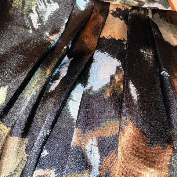 Pleione Womens Satin Peplum Blouse Size XL - Picture 13 of 13